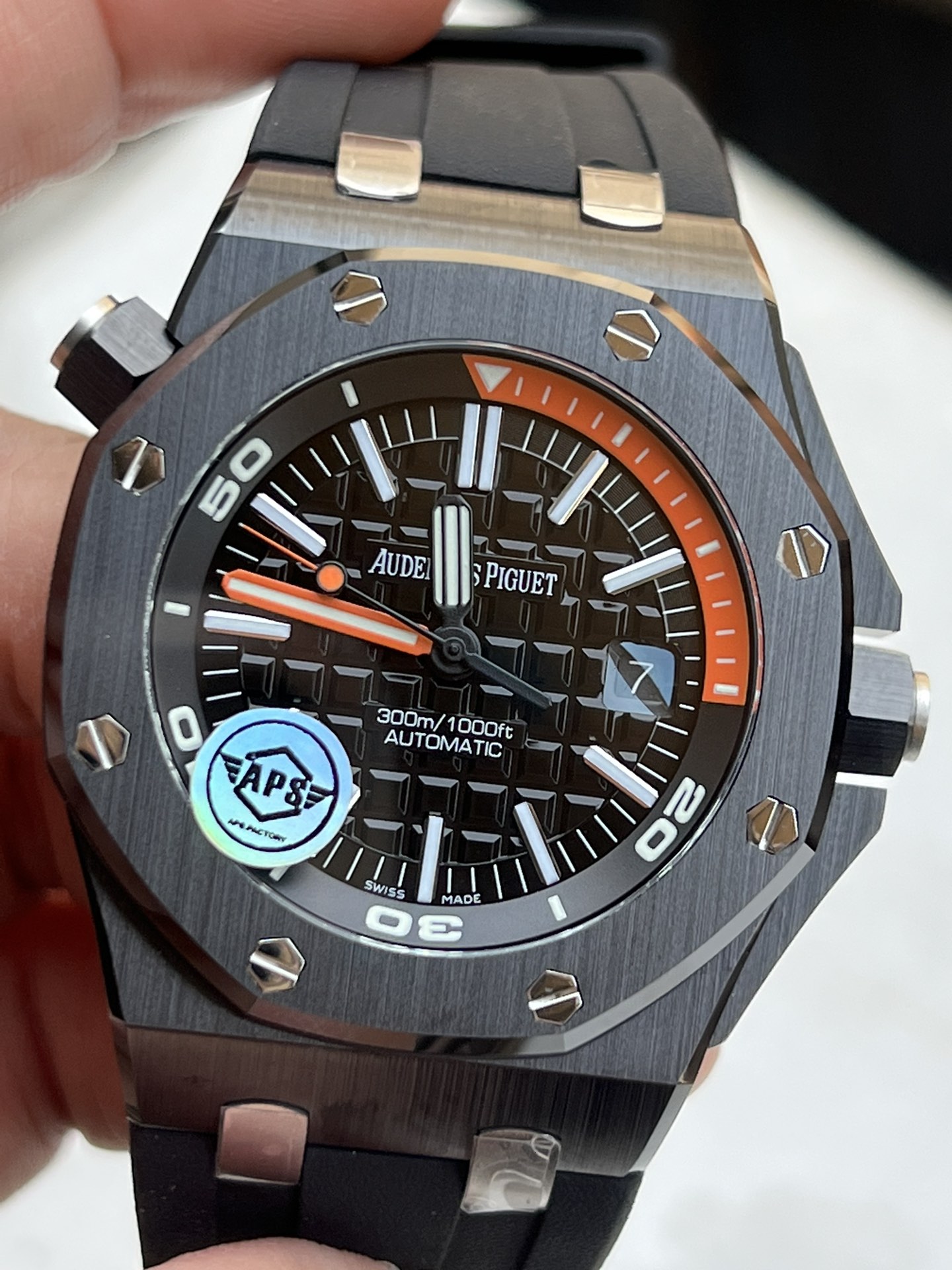 【拾陆腕表】APS厂爱彼皇家橡树15707CE复刻腕表会不会一眼假?